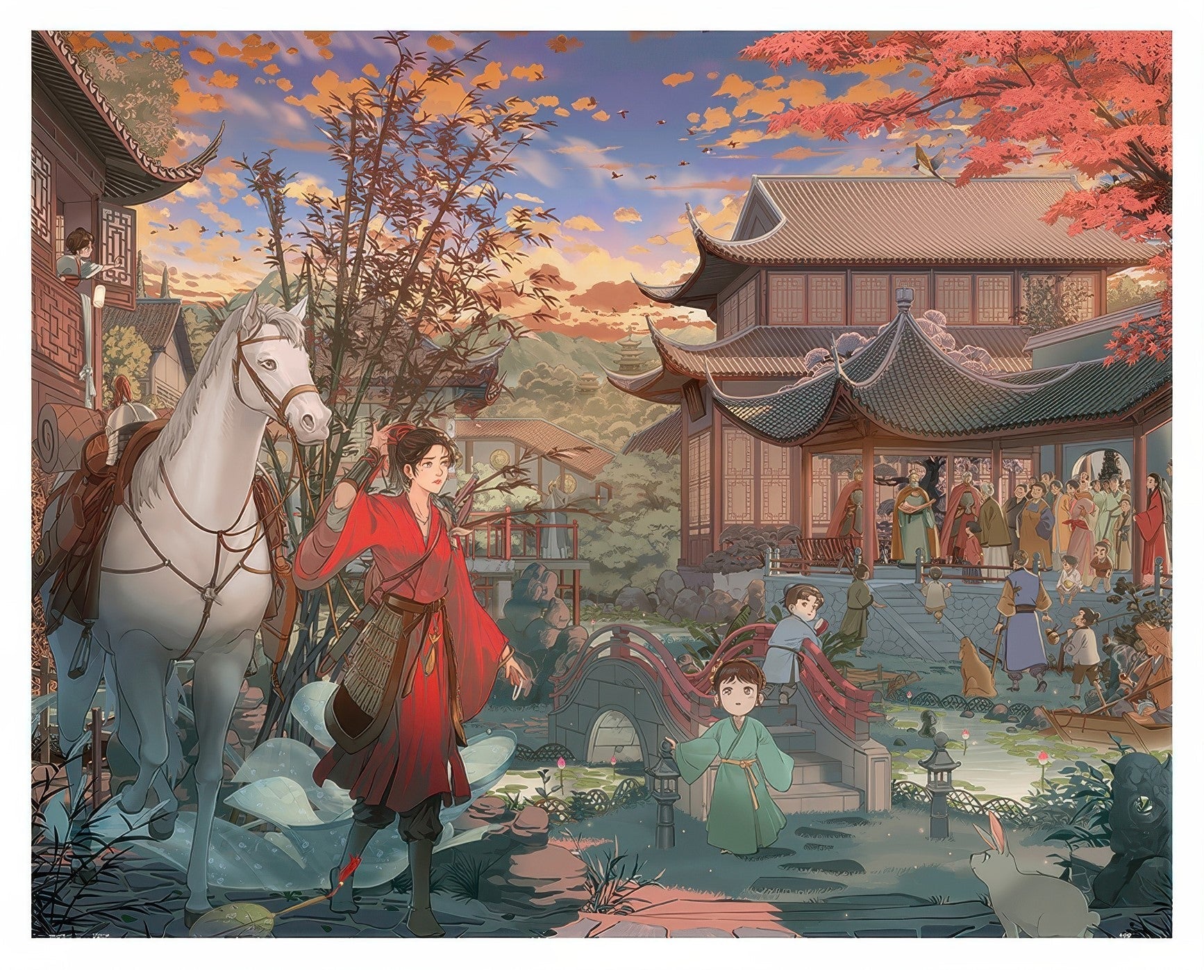 pintoo-h2846-whimsical-ideas---mai-ya---mulan-2000-pieces-jigsaw-puzzle