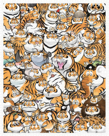 pintoo-h2866-i'm-not-fat-tiger---versatile-fat-tiger-2000-pieces-jigsaw-puzzle