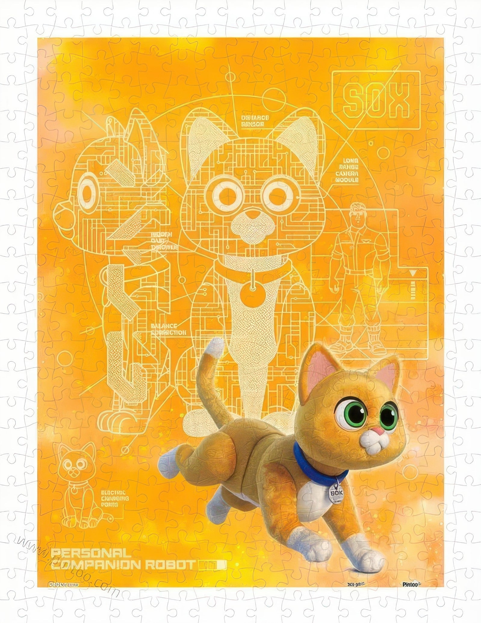 pintoo-h2893-buzz-lightyear---sox-300-pieces-jigsaw-puzzle