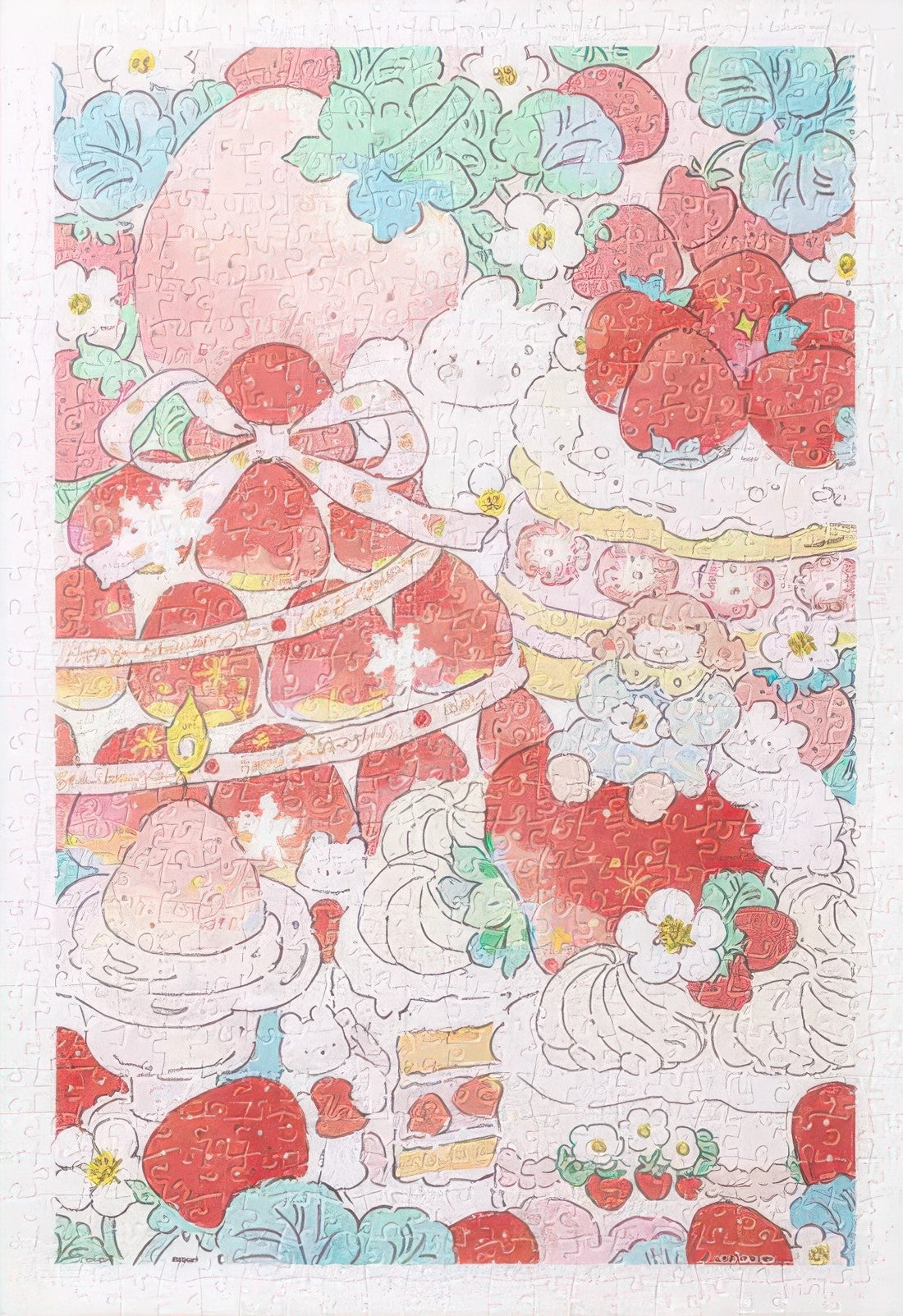 pintoo-h2905-illustration-aman-s-strawberry-ice-cream-600-pieces-plastic-jigsaw-puzzle