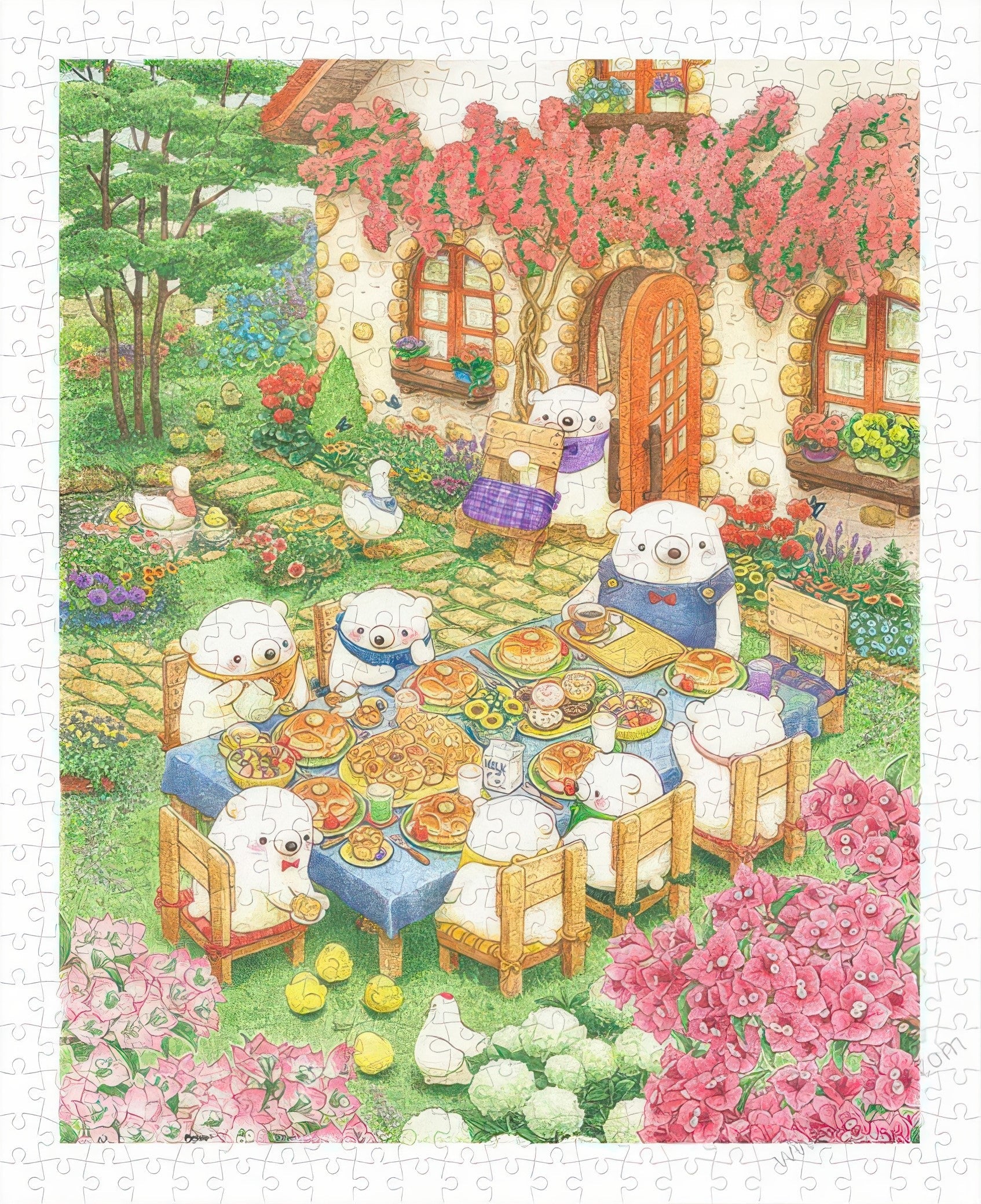 pintoo-h2922-chip---pancake-party-500-pieces-jigsaw-puzzle