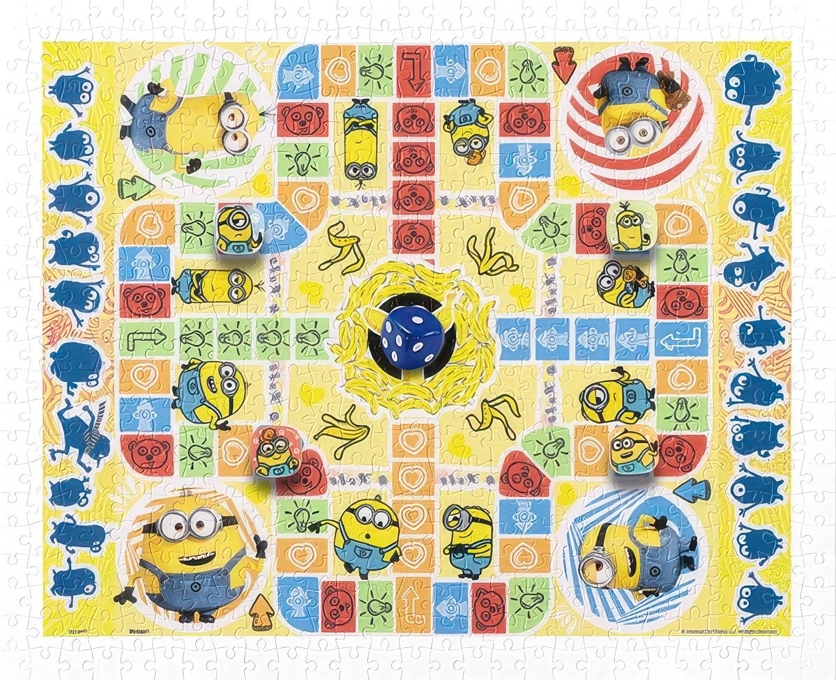 pintoo-h2961-minions-ludo-banana-battle-500-pieces-plastic-jigsaw-puzzle