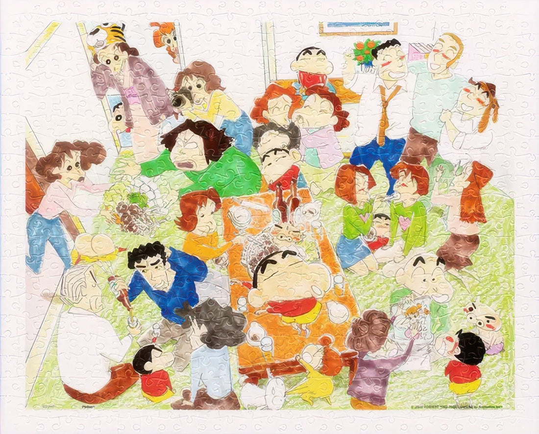 pintoo-h2984-crayon-shin-chan---family-hotpot-sukiyaki-500-pieces-jigsaw-puzzle