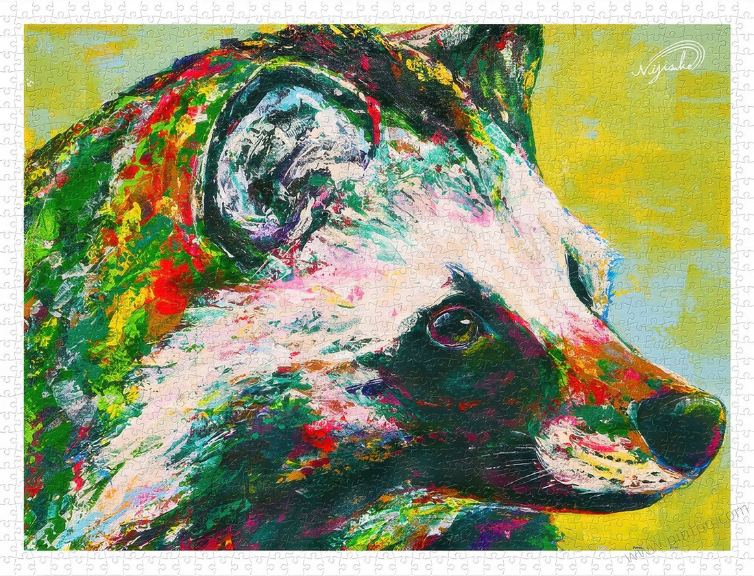 pintoo-h2997-kouki-doi---cherished-raccoon-dog-1200-pieces-jigsaw-puzzle