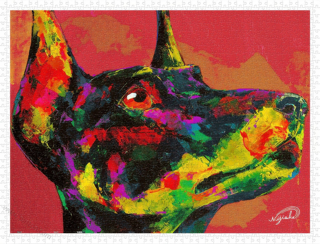 pintoo-h2999-kouki-doi---cherished-doberman-1200-pieces-jigsaw-puzzle