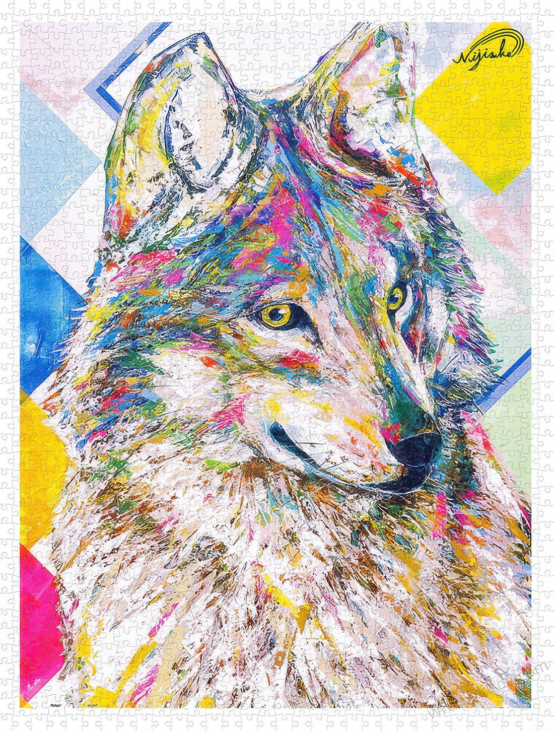 pintoo-h3001-kouki-doi---rising-star---gray-wolf-1200-pieces-jigsaw-puzzle