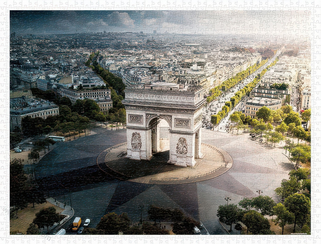 pintoo-h3030-henry-do---aerial-photography---arc-de-triomphe,-france-1200-pieces-jigsaw-puzzle