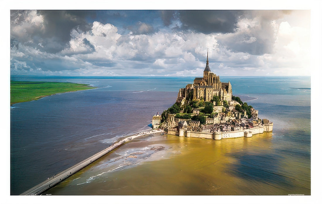 pintoo-h3035-henry-do---aerial-photography---mont-saint-michel,-france-1000-pieces-jigsaw-puzzle