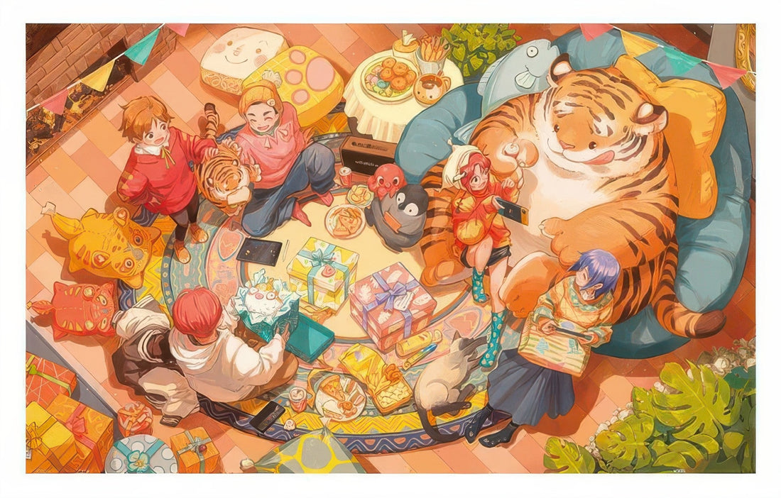 pintoo-h3112-dong-long-dong---together,-warm-and-cozy-1000-pieces-jigsaw-puzzle