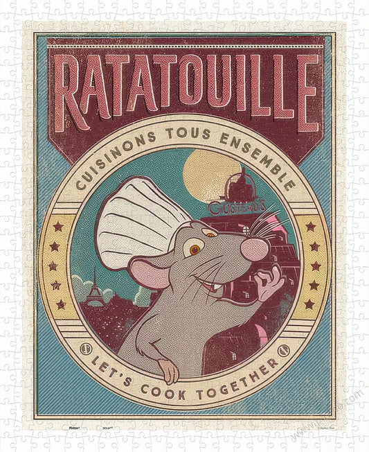 Pintoo H3134　Ratatouille • Remy　500 Pieces Plastic Jigsaw Puzzle