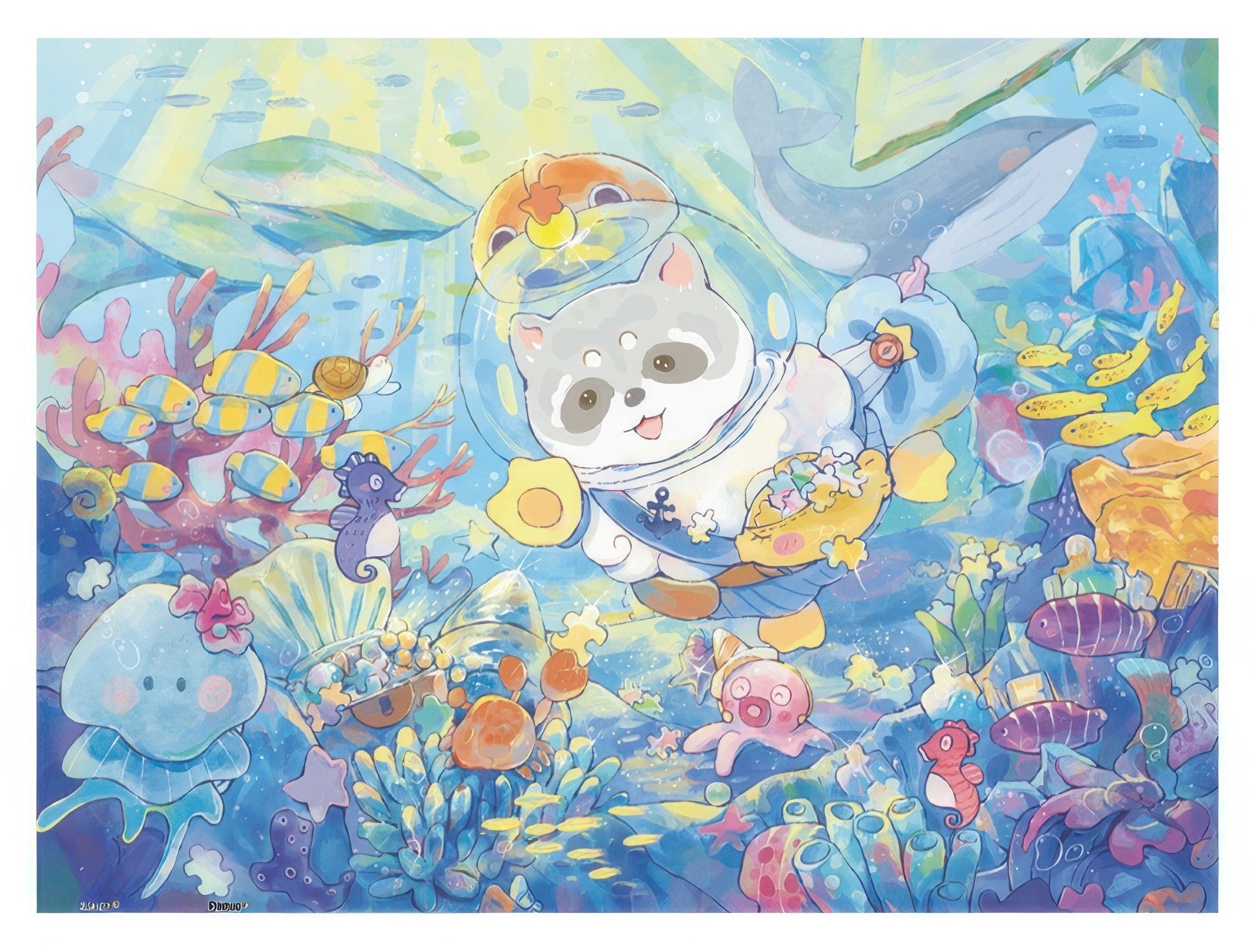 pintoo-h3145-pazzy-adventure-diary---underwater-adventure-300-pieces-jigsaw-puzzle