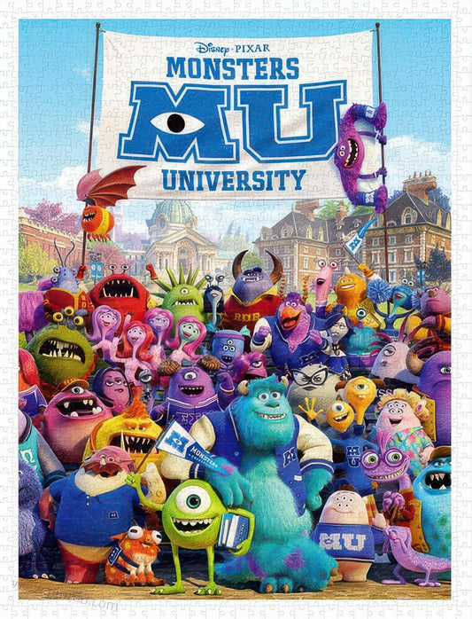 Pintoo H3152　Monsters Inc. • Classic / The School Gate　1200 Pieces Plastic Jigsaw Puzzle