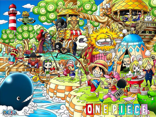 Pintoo • One Piece • Outdoor Activities　1200 PCS　Plastic Jigsaw Puzzle