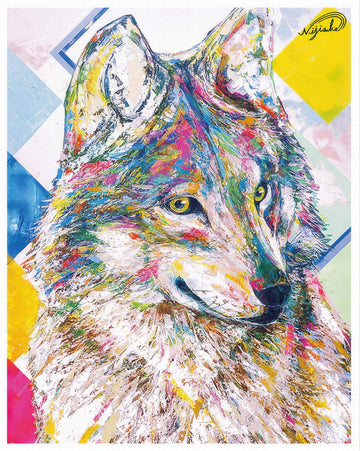 pintoo-h3193-45-kouki-doi---rising-star---gray-wolf-4500-pieces-jigsaw-puzzle
