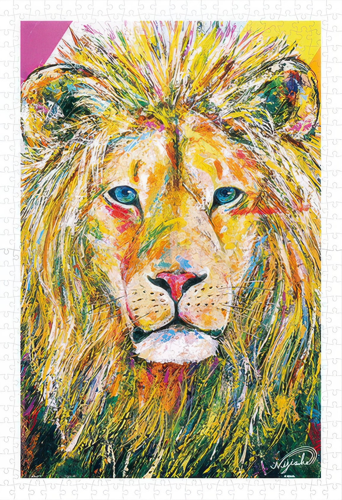 pintoo-h3194-06-kouki-doi---rising-star---lion-600-pieces-jigsaw-puzzle