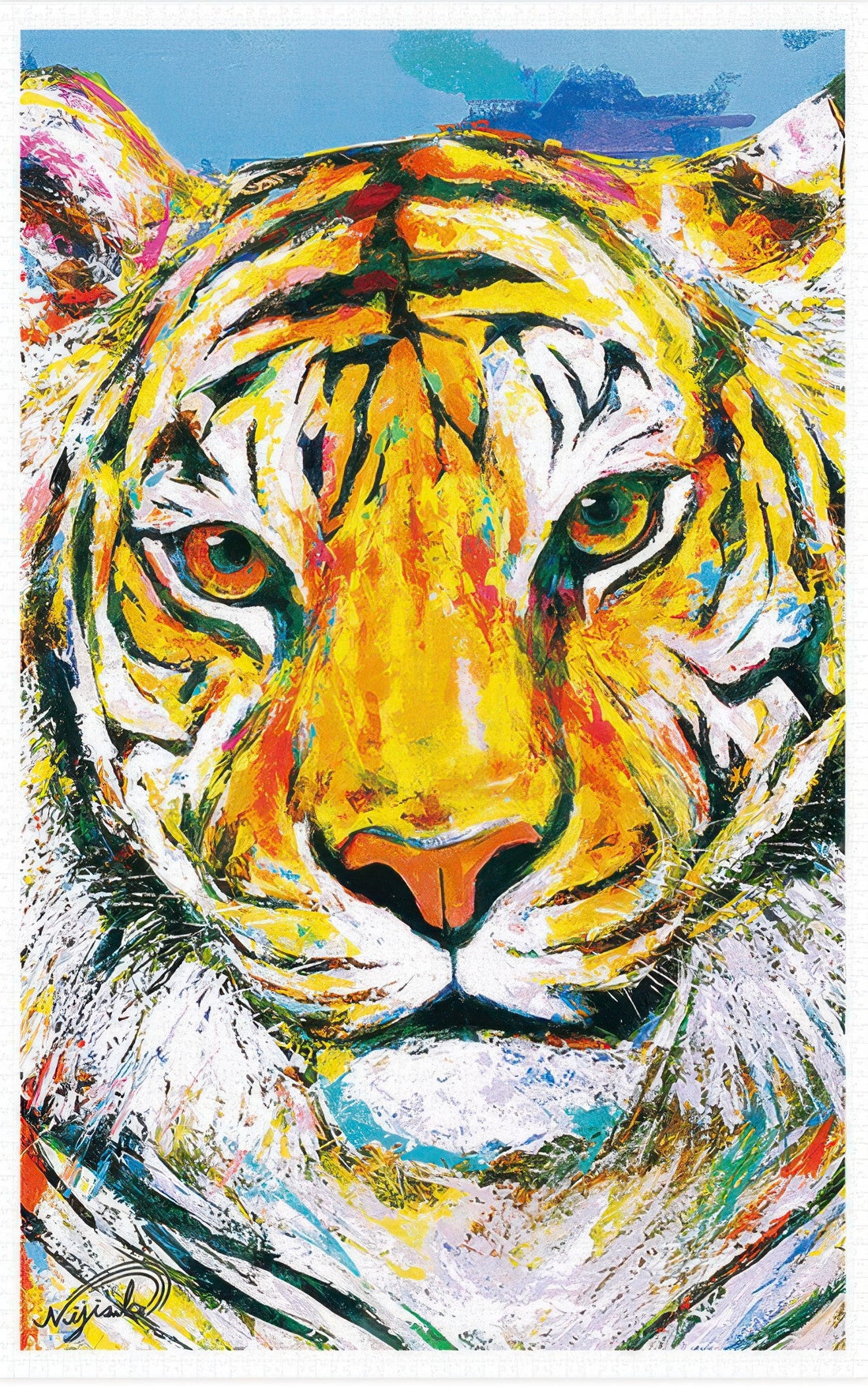 pintoo-h3195-40-kouki-doi---rising-star---tiger-4000-pieces-jigsaw-puzzle