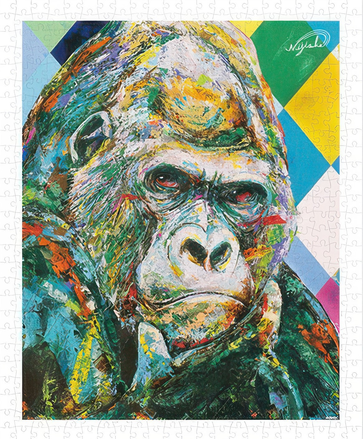 pintoo-h3196-05-kouki-doi---rising-star---gorilla-500-pieces-jigsaw-puzzle