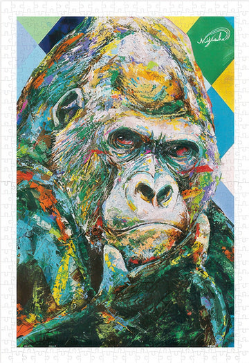 pintoo-h3196-06-kouki-doi---rising-star---gorilla-600-pieces-jigsaw-puzzle