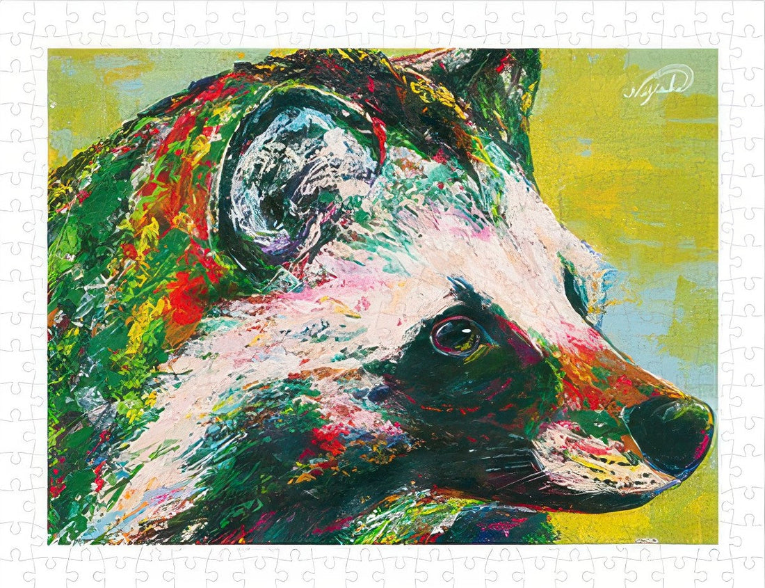 pintoo-h3197-03-kouki-doi---rising-star---cherished-raccoon-dog-300-pieces-jigsaw-puzzle