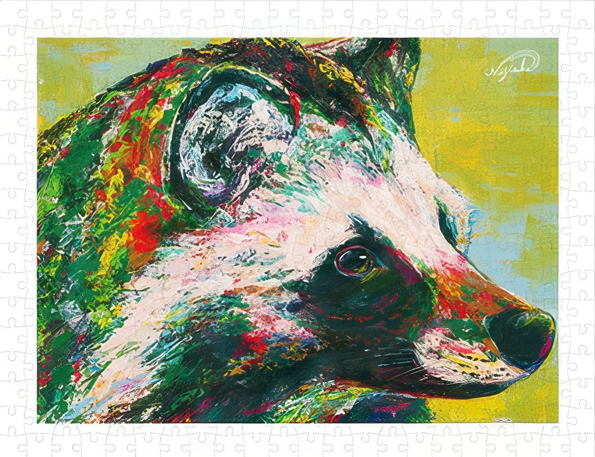 pintoo-h3197-03-kouki-doi---rising-star---cherished-raccoon-dog-300-pieces-jigsaw-puzzle