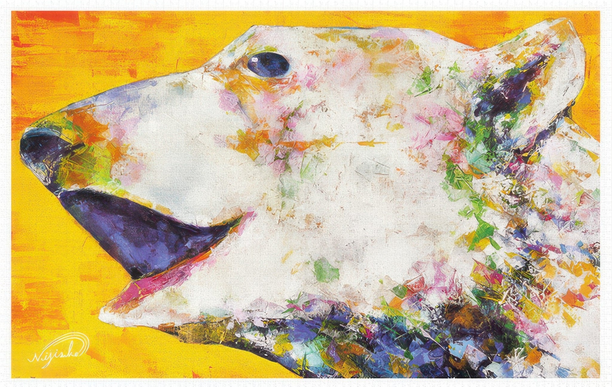 pintoo-h3200-40-kouki-doi---rising-star---cherished-polar-bear-4000-pieces-jigsaw-puzzle