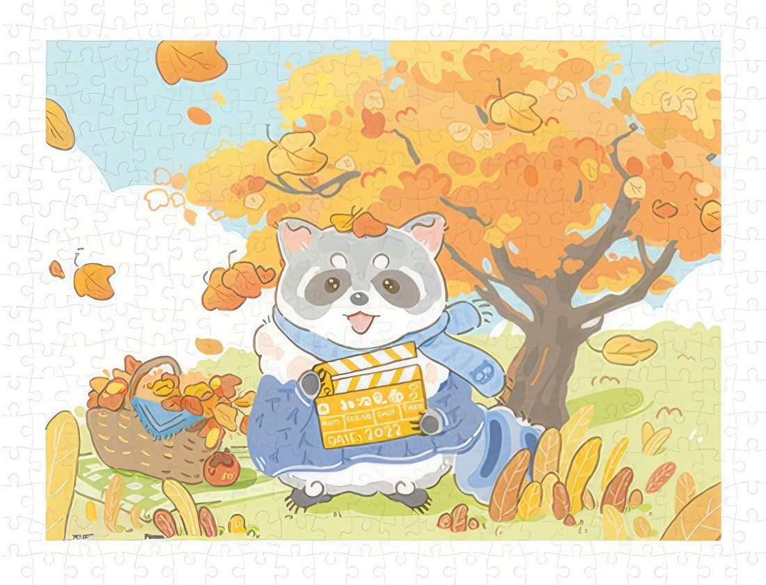 pintoo-h3202-03-pazzy-adventure-diary---first-meeting-autumn-300-pieces-jigsaw-puzzle