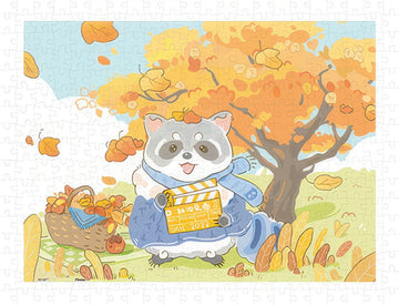 pintoo-h3202-03-pazzy-adventure-diary---first-meeting-autumn-300-pieces-jigsaw-puzzle