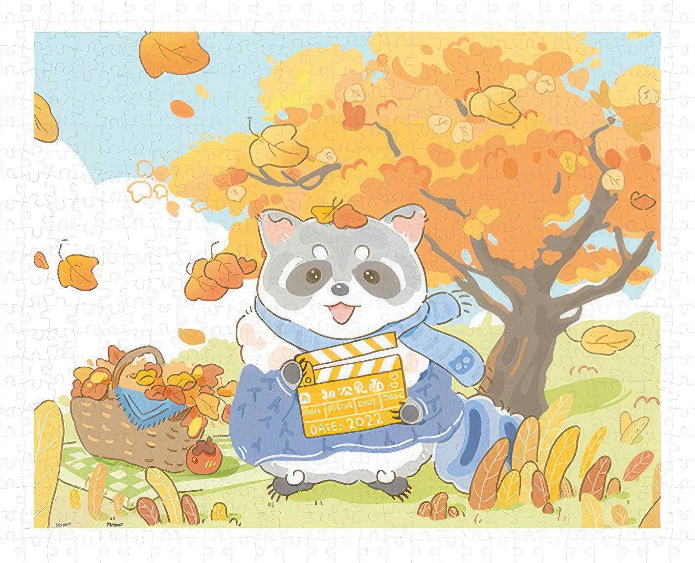 pintoo-h3202-05-pazzy-adventure-diary---first-meeting-autumn-500-pieces-jigsaw-puzzle