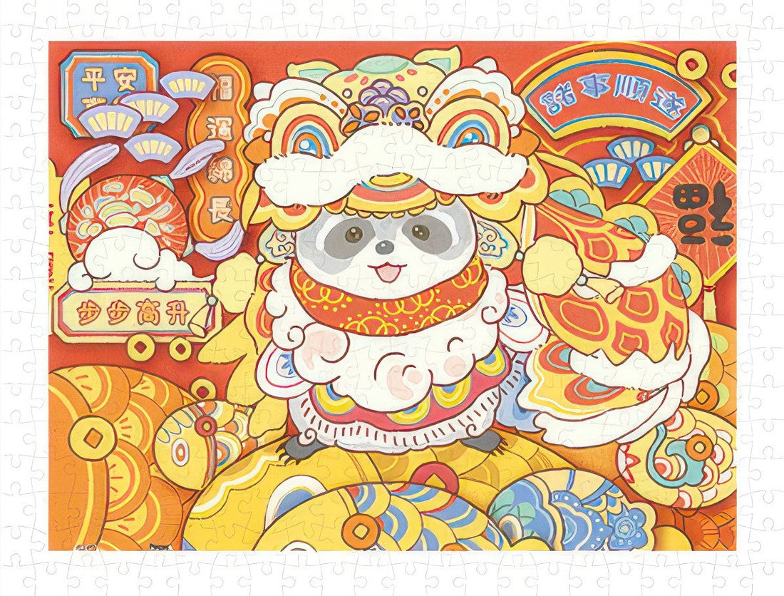 pintoo-h3203-03-pazzy-adventure-diary---little-lion-god-of-wealth-300-pieces-jigsaw-puzzle