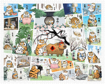 pintoo-h3267-i'm-not-fat-tiger---good-times-on-earth-2000-pieces-jigsaw-puzzle
