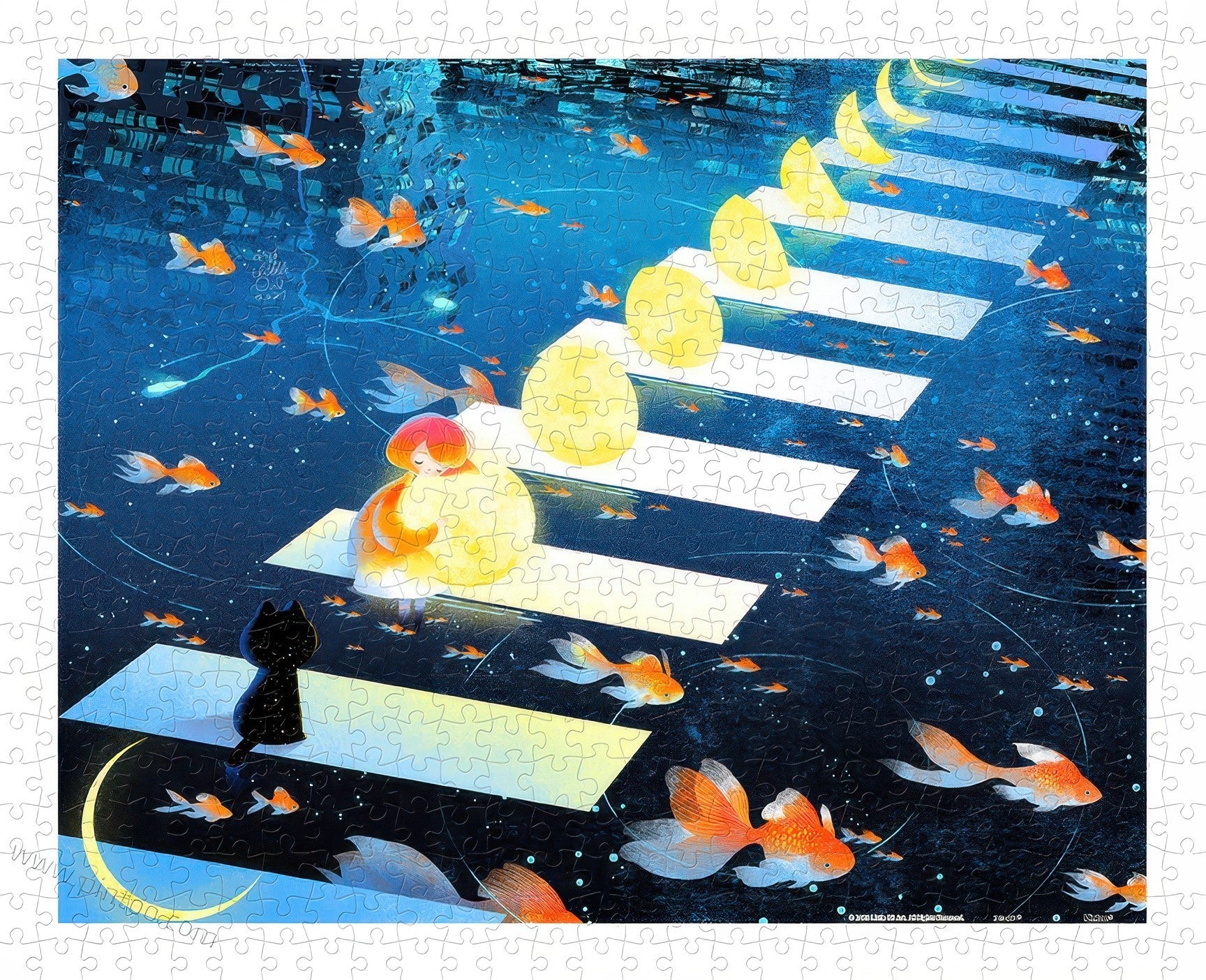 pintoo-h3323-small-oil-painting---xin-yue's-appointment-500-pieces-jigsaw-puzzle