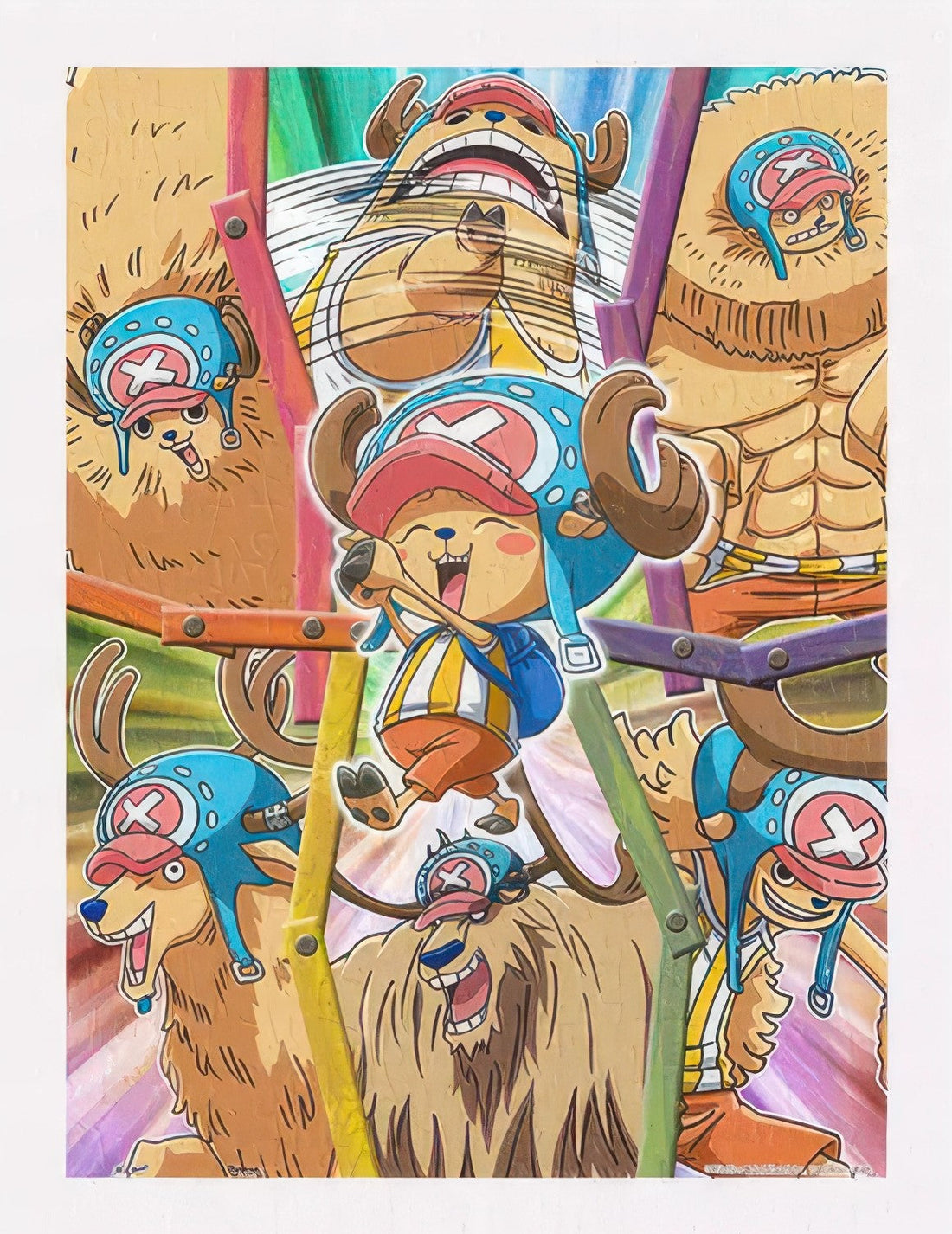 pintoo-h3363-03-one-piece---new-world-chopper-300-pieces-jigsaw-puzzle