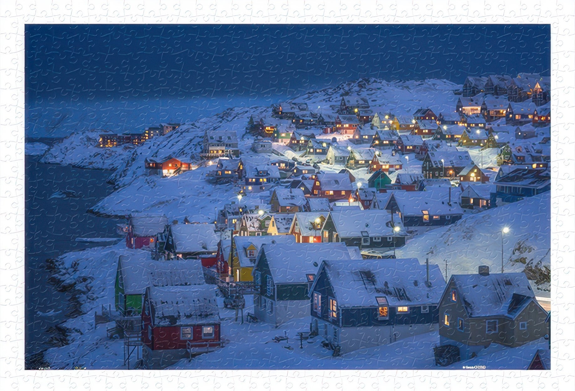 pintoo-h3376-40-thomas---greenland---capital-nuuk-4000-pieces-jigsaw-puzzle