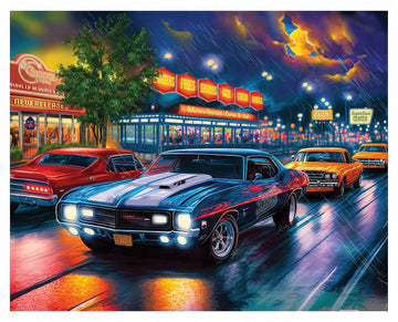 pintoo-h3443-bigelow-illustrations---rainy-tree-lined-avenue-2000-pieces-jigsaw-puzzle