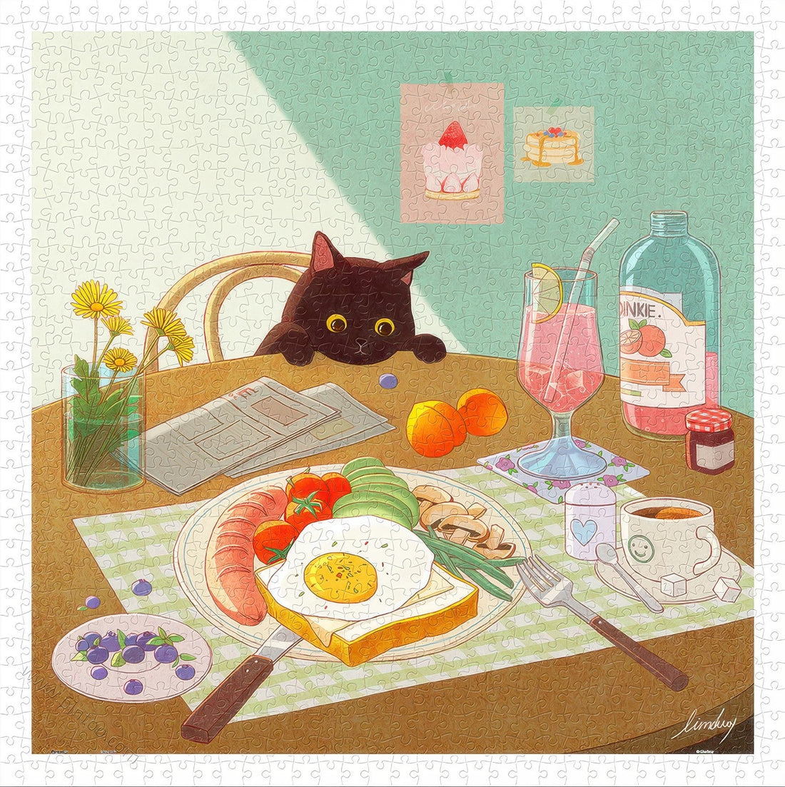 pintoo-h3460-limduey---brunch-time-900-pieces-jigsaw-puzzle