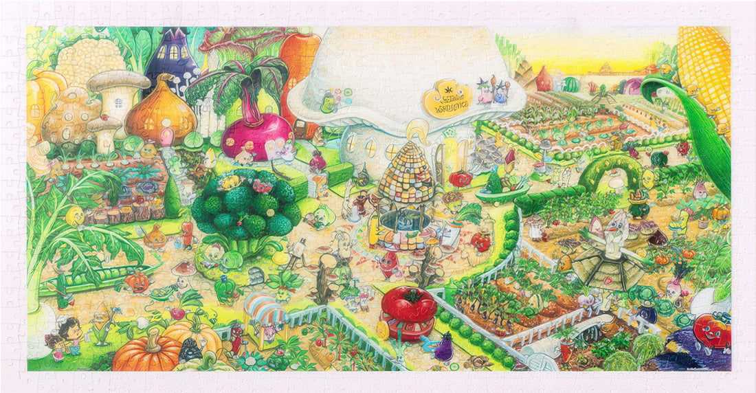 pintoo-h3477-shinji-yamamoto---vegetable-kingdom-800-pieces-jigsaw-puzzle