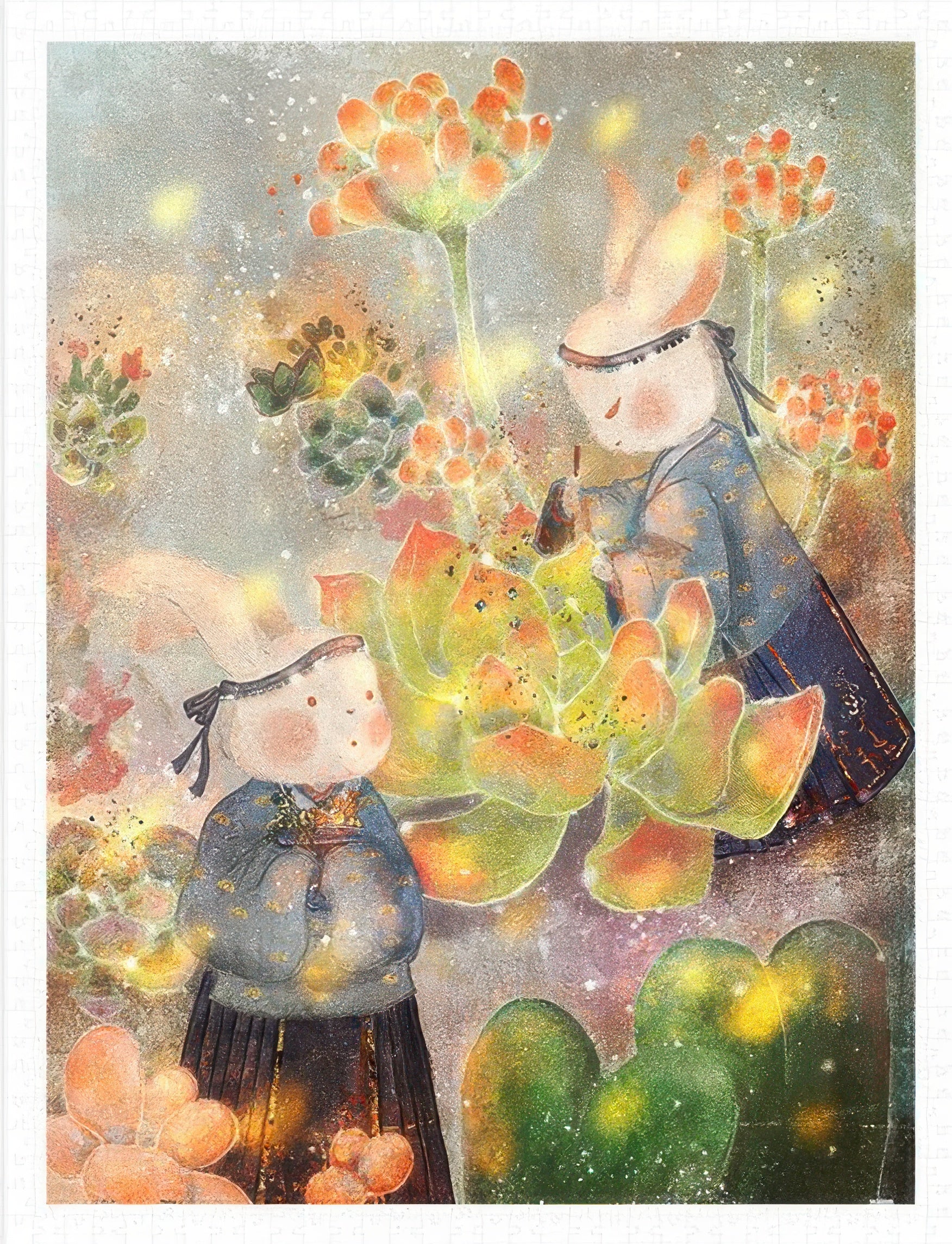 pintoo-h3595-12-yu-jun-shan-jian---palace-maids-in-the-succulent-garden-1200-jigsaw-puzzle