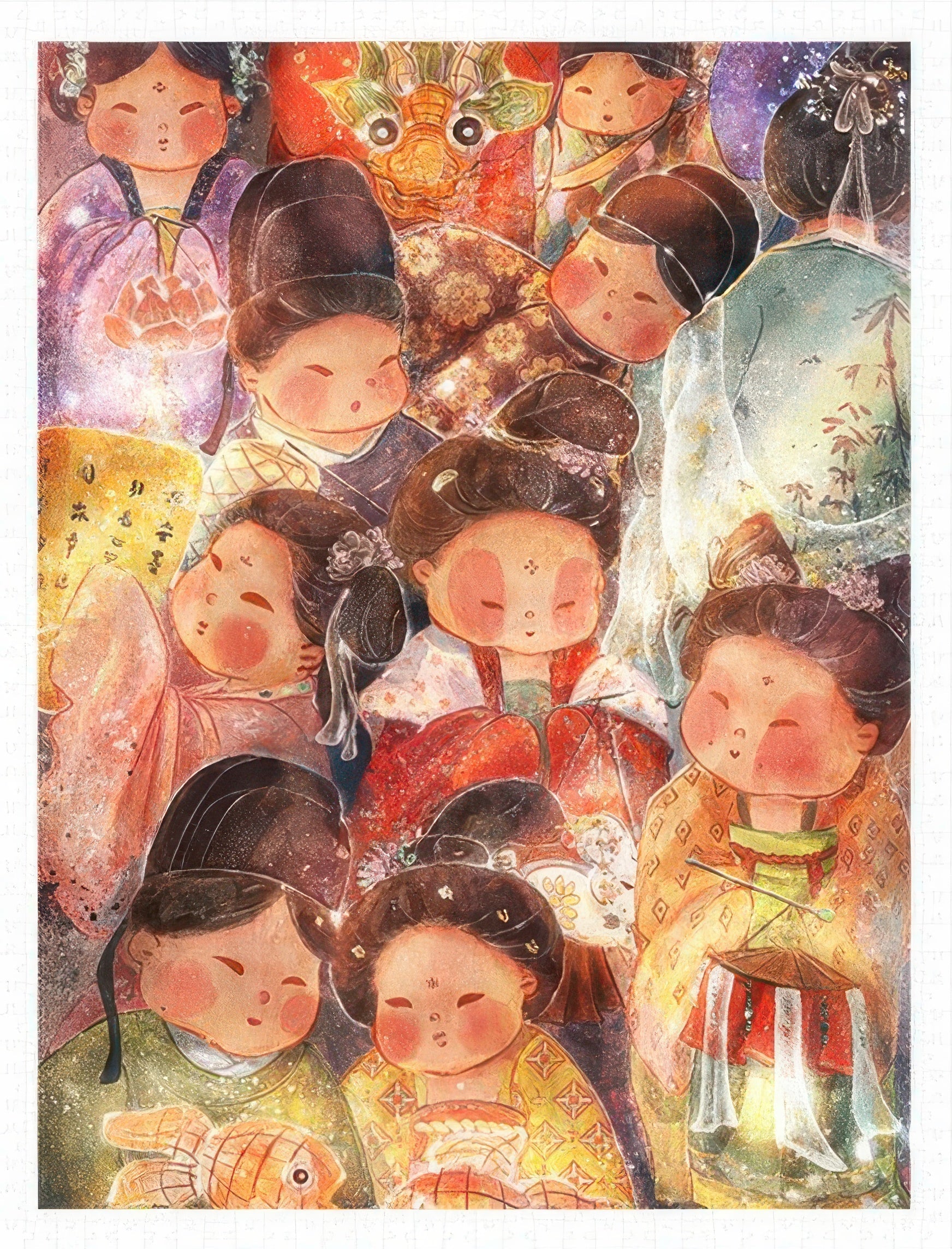 pintoo-h3596-12-yu-jun-shan-jian---suddenly-looking-back-1200-jigsaw-puzzle