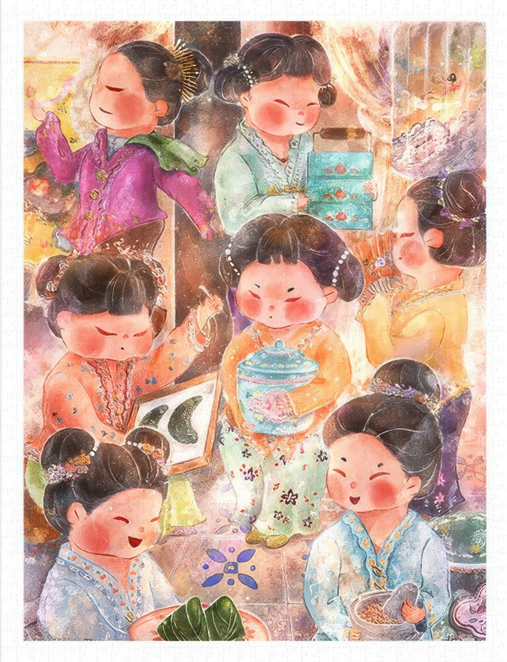 pintoo-h3600-12-yu-jun-shan-jian---deep-courtyard-1200-jigsaw-puzzle