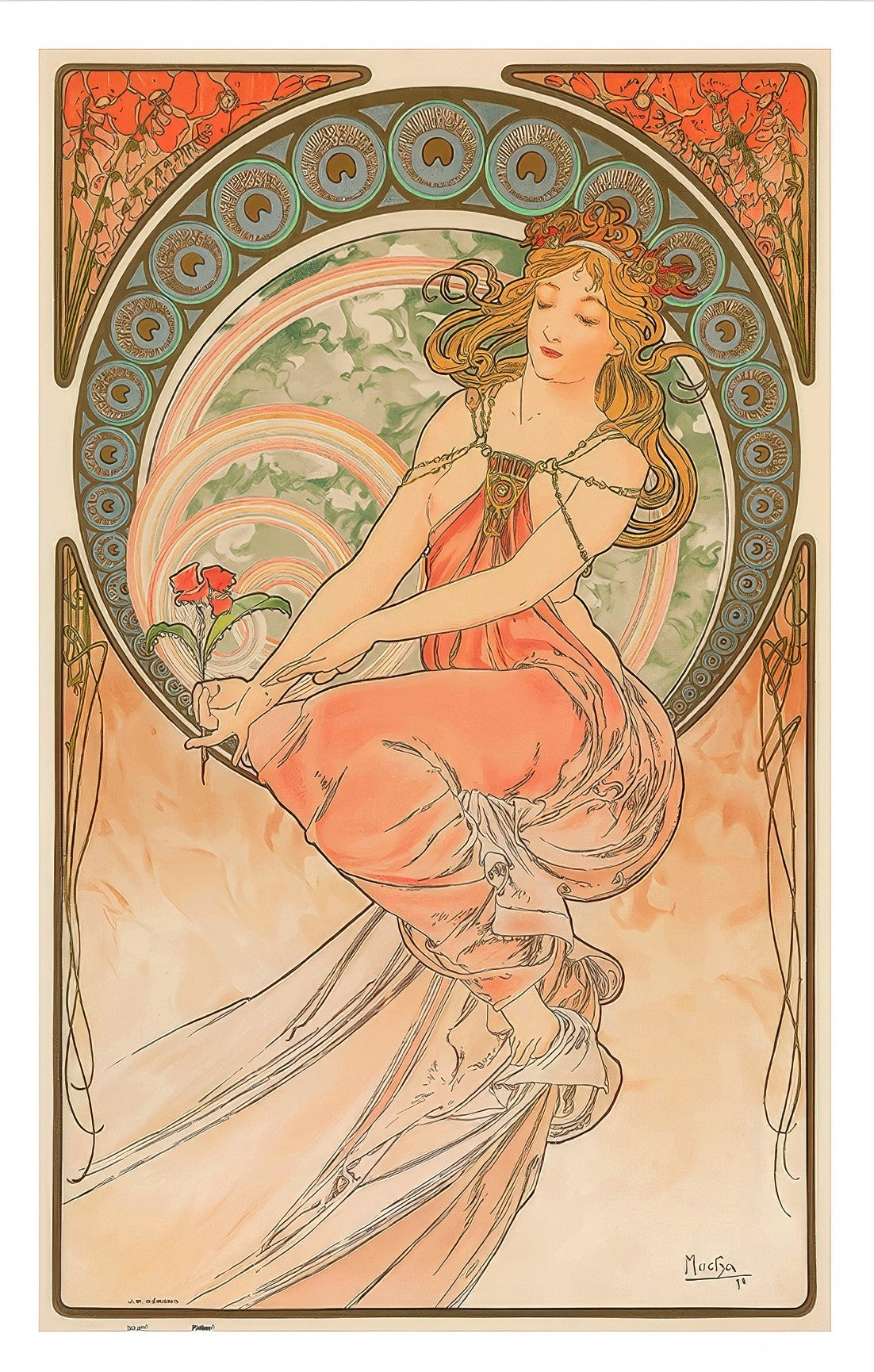 pintoo-h3618-mucha---four-art-series---painting-1000-pieces-jigsaw-puzzle