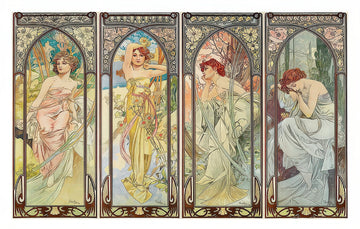 pintoo-h3641-mucha---times-of-day-1000-pieces-jigsaw-puzzle