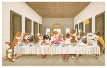 pintoo-h3683-nyangsongi---cats'-last-supper-4000-pieces-jigsaw-puzzle