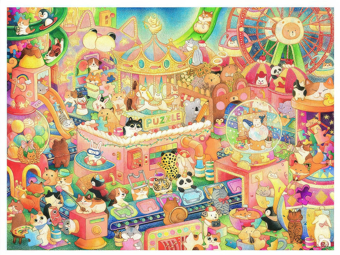 pintoo-h3703-cotton-lion---puzzle-kingdom-4800-pieces-jigsaw-puzzle