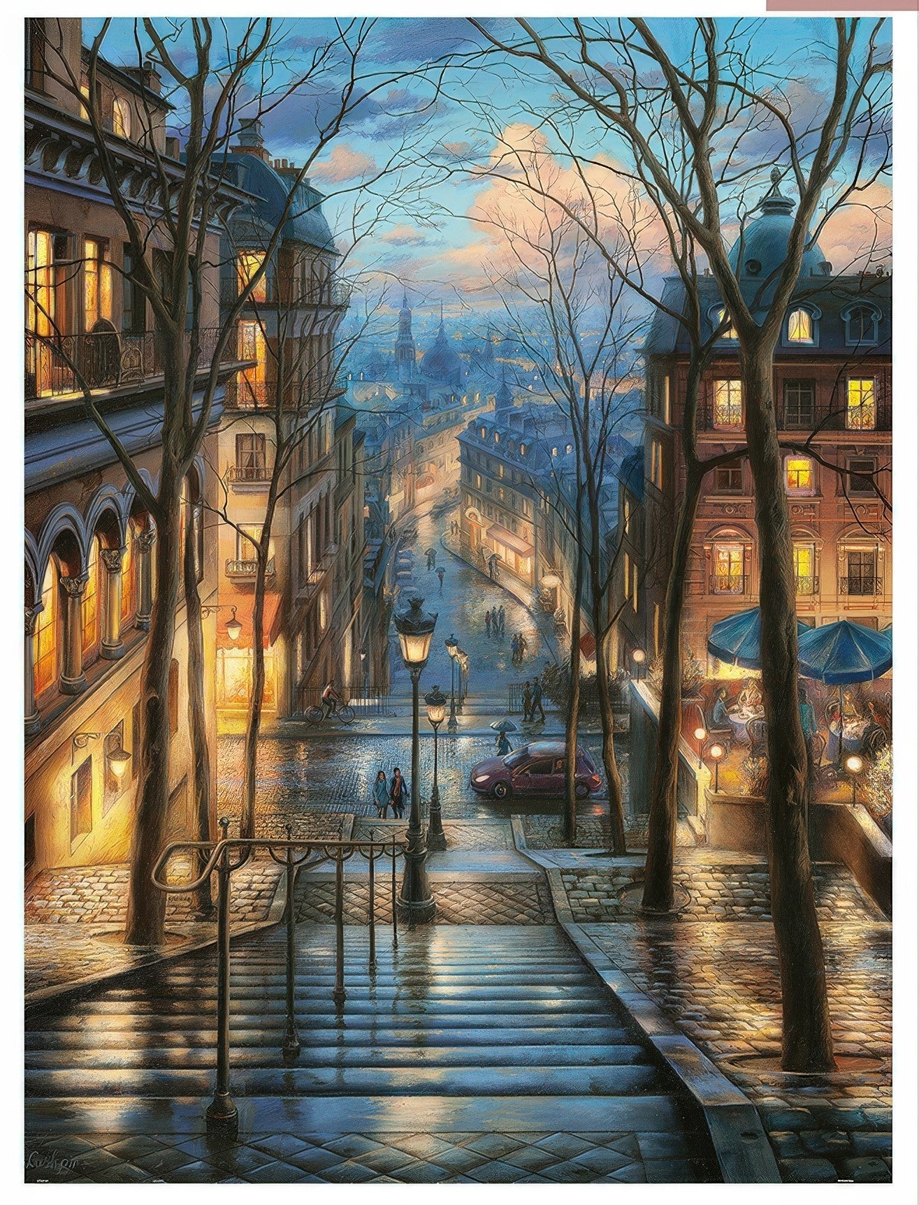 pintoo-h3708-evgeny-lushpin---montmartre,-quiet-night-4800-pieces-jigsaw-puzzle
