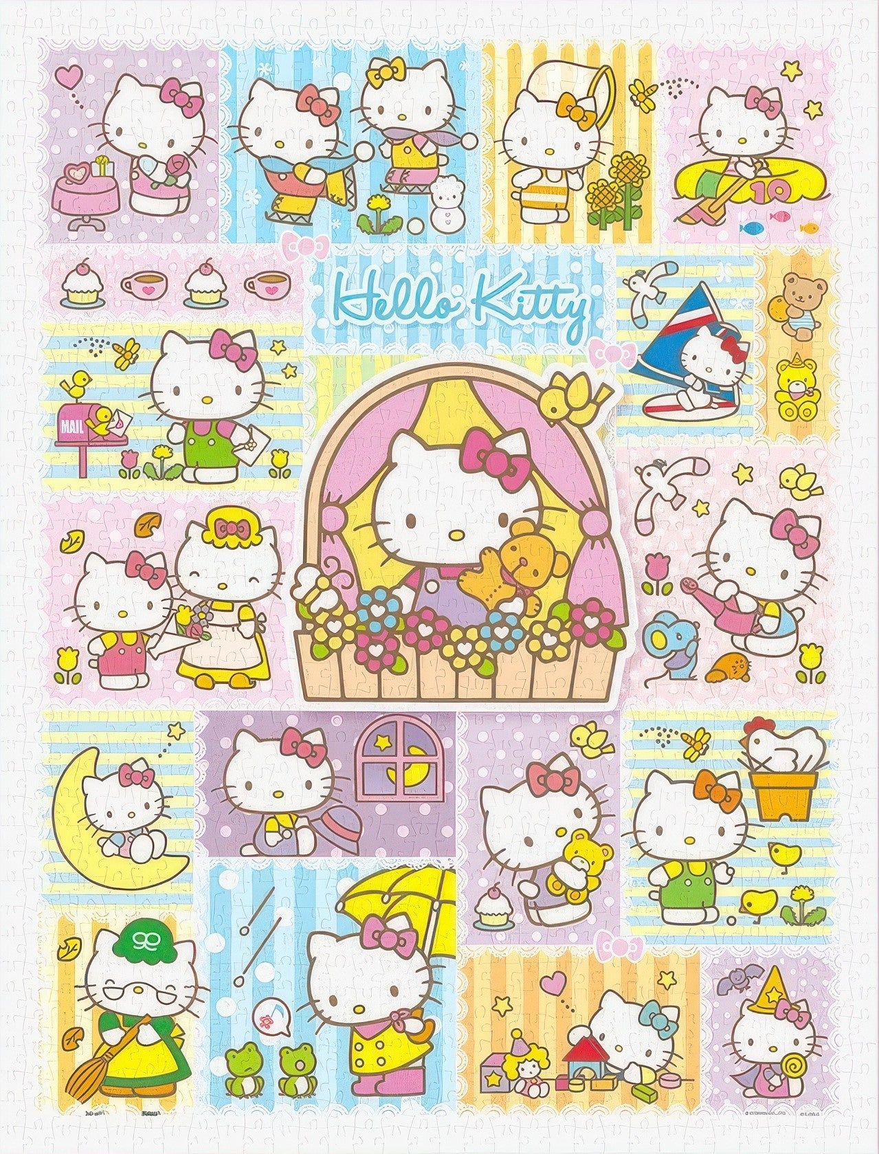 pintoo-h3719-hello-kitty-series---memories-in-bloom-1200-pieces-jigsaw-puzzle