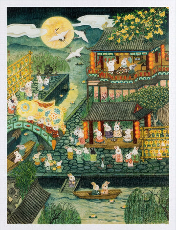 pintoo-h3766-12-cheng-jingjinn---garden-stroll-and-moon-gazing-1200-pieces-jigsaw-puzzle