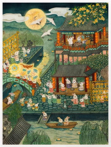 pintoo-h3766-48-cheng-jingjinn---garden-stroll-and-moon-gazing-4800-pieces-jigsaw-puzzle