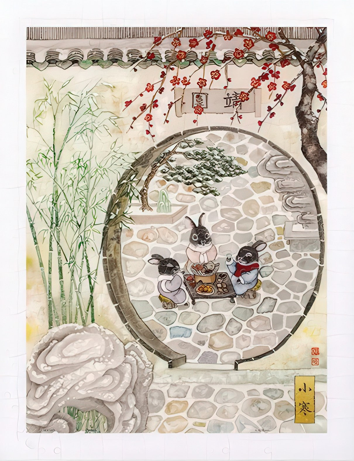 pintoo-h3926-cheng-jingjinn---minor-cold-300-pieces-jigsaw-puzzle