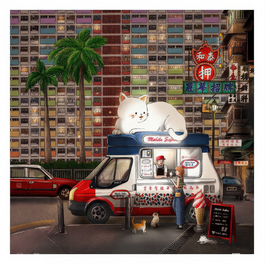 pintoo-h3935-luna---sweet-summer-night-900-pieces-jigsaw-puzzle