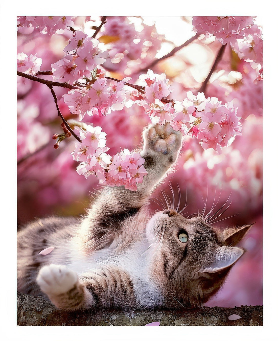 pintoo-h3956-lazy-spring-series---kitten-among-flowers-500-pieces-jigsaw-puzzle